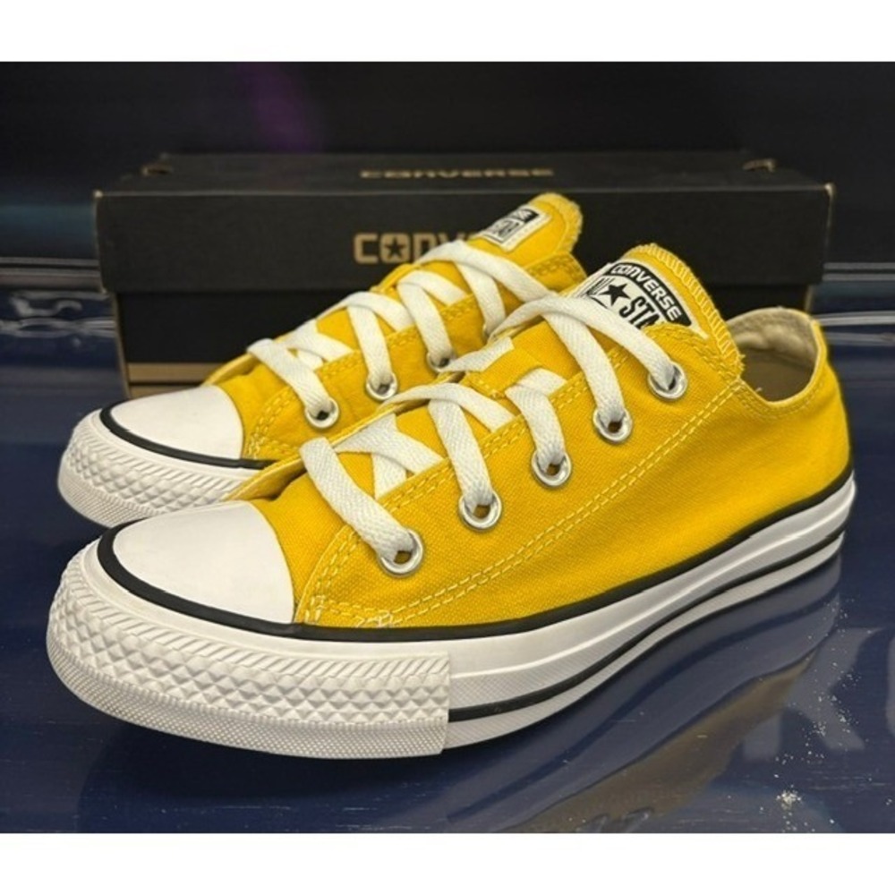 Converse All Star CT AS OX Lemon Chrome 130129F Womens canvas sneakers size 6